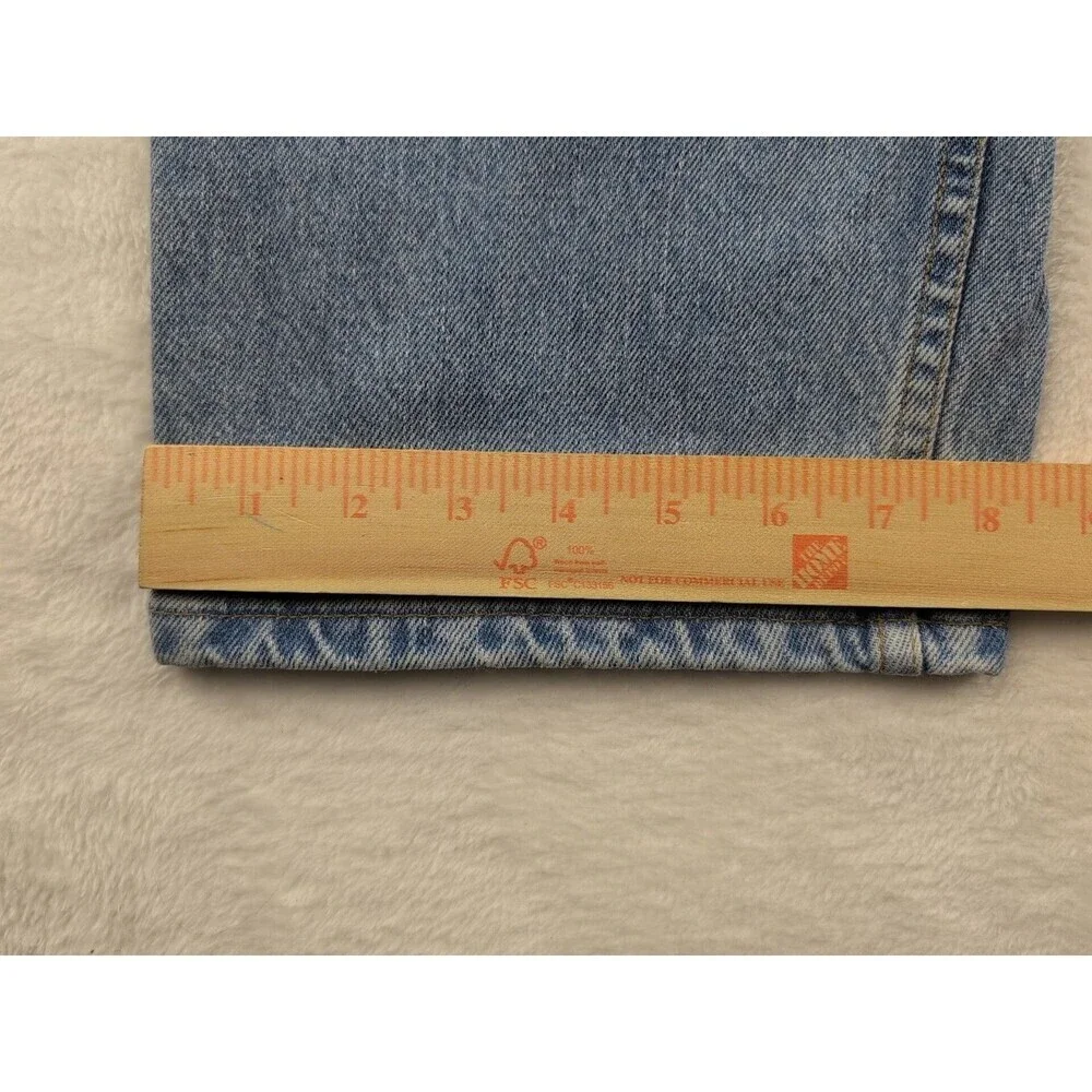 VTG Levi's 505 Regular Fit Straight Leg Paper Tag Jeans Men's 36x30 Light Wash